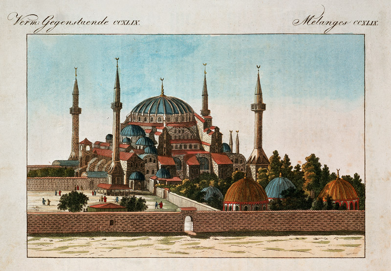 Konstaninopel, Hagia Sophia von Bertuch