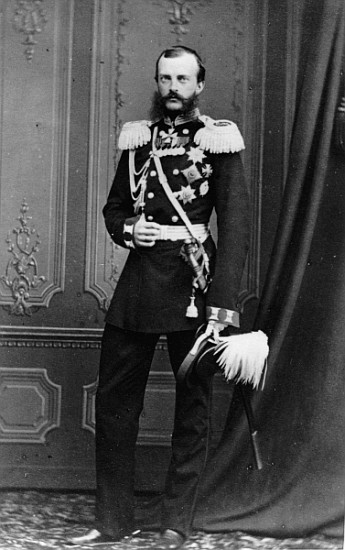 Portrait of Grand Duke Michael Nikolaevich of Russia, from the studio of E. Westly & Co. von Russian Photographer