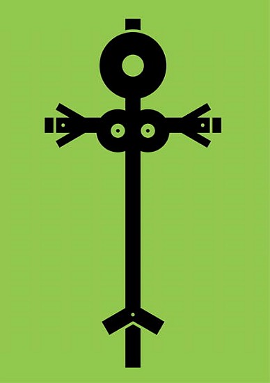 Crucifix Icon, 2005 (digital)  von Thisisnotme 