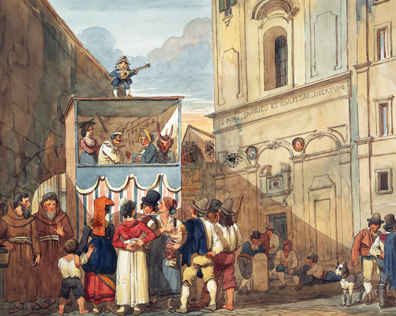 The Puppet Theatre von Achille Pinelli