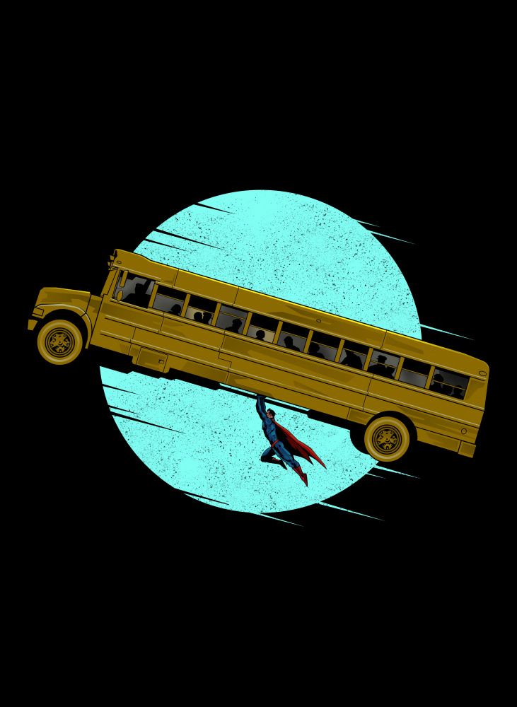 the hero and the bus von Adam Lawless