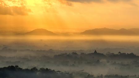 Light Of Borobudur Temple