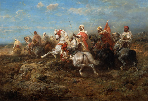 Arabische Patrouille von Adolf Schreyer