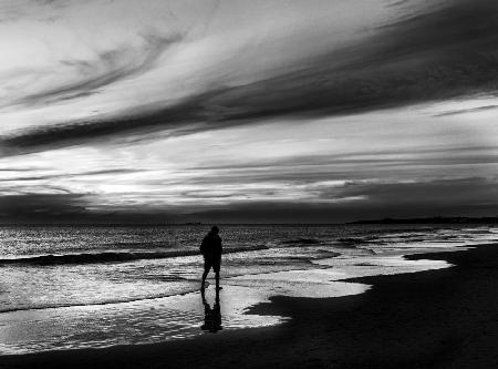 Solitude in La Barrosa beach