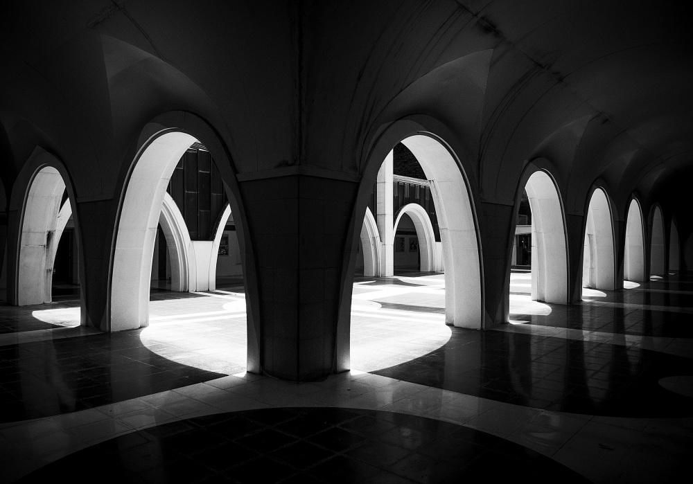 Cloister of the Sanctuary of Meritxell von Adolfo Urrutia