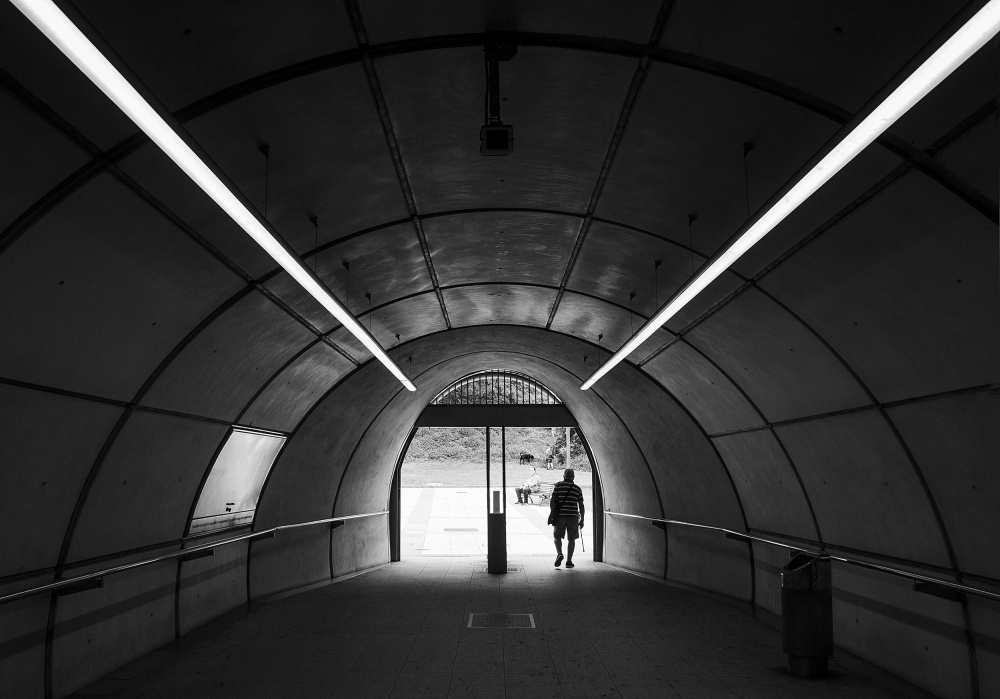 Bilbao subway exit von Adolfo Urrutia