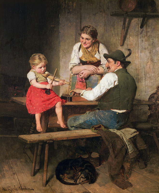 The Happy Family von Adolph Eberle