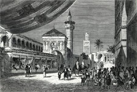 A Bazaar at Tunis