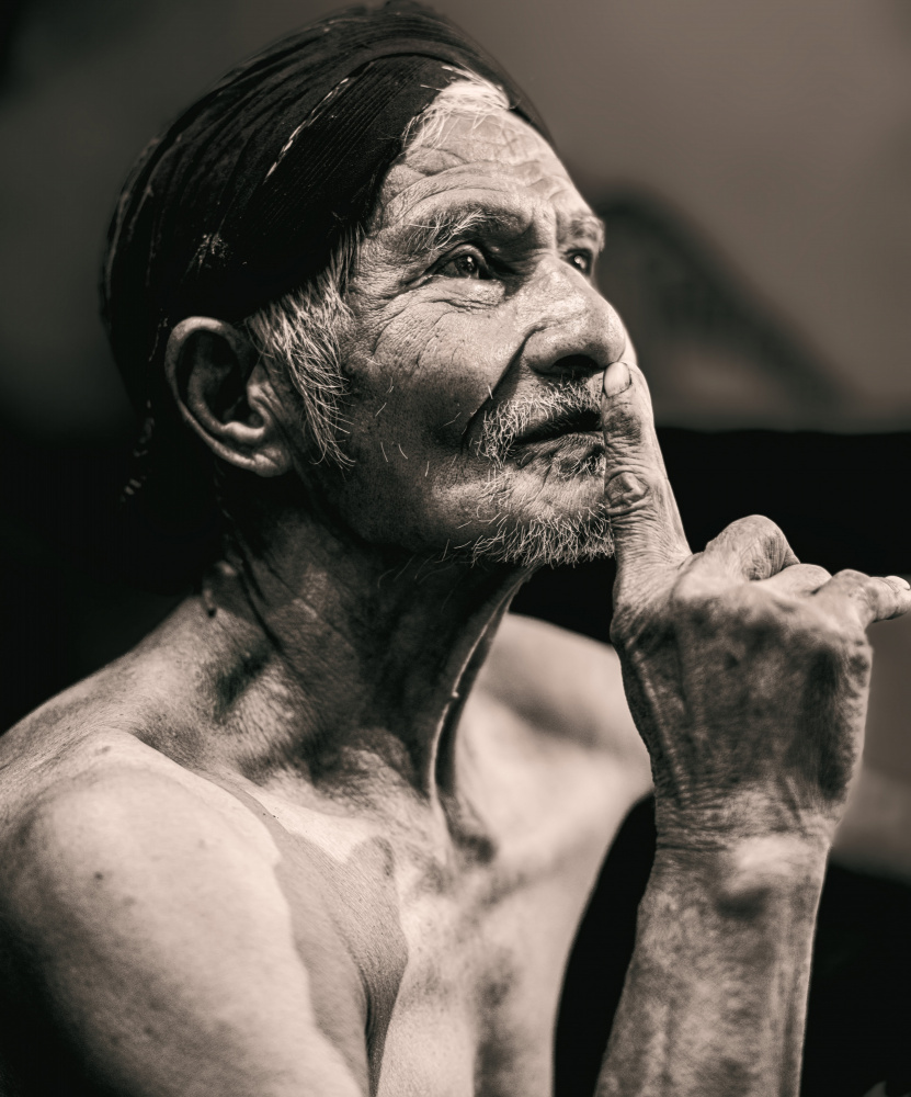 Old Man from Jogyakarta von Agus Adriana