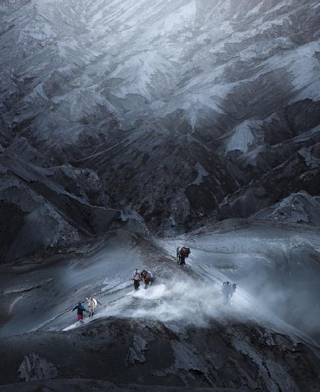 Bromo Men and Horses