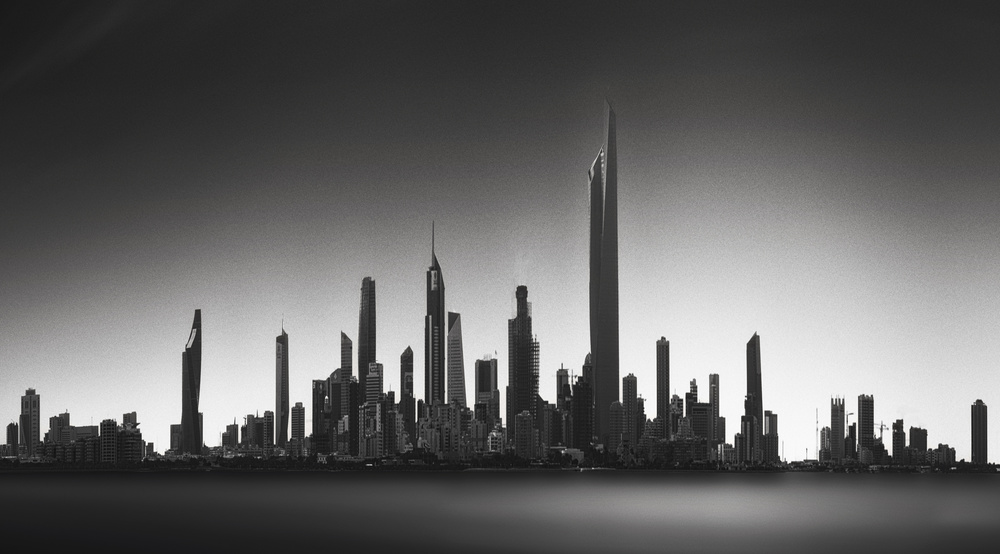 Kuwait skyline von Ahmed Thabet