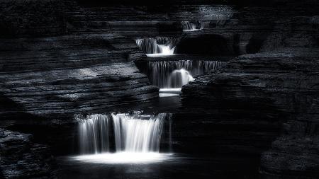 Watkins Glen Water Cascade