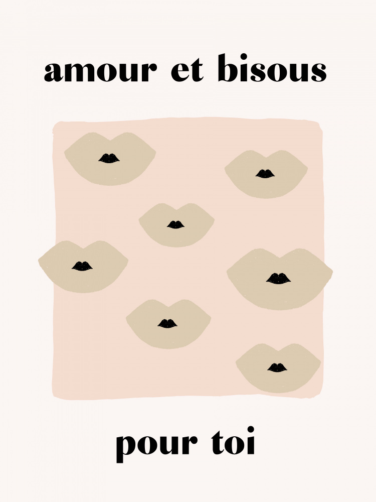 French Kiss Poster von Aislinn Simmonds