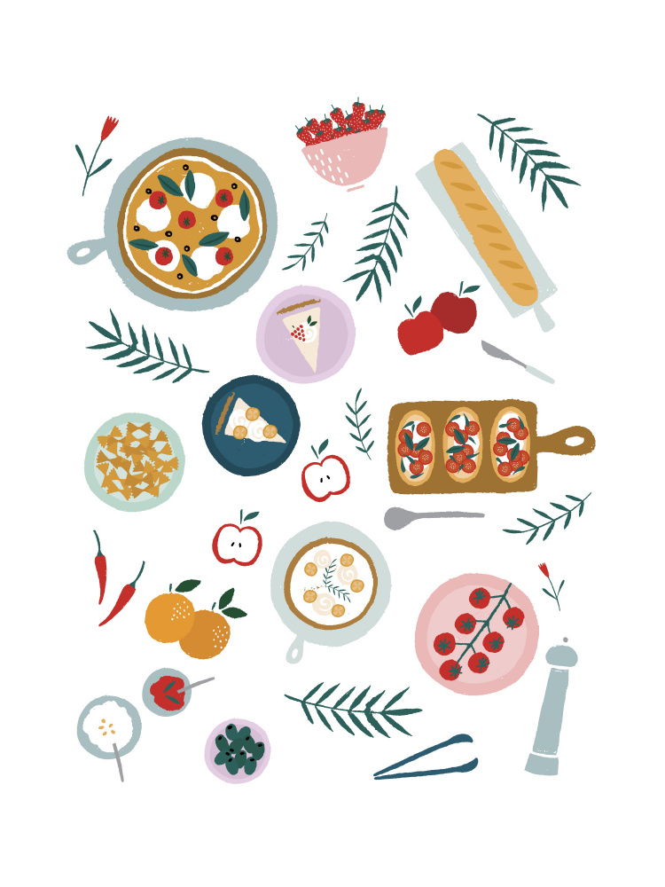 Italian Food von Aislinn Simmonds