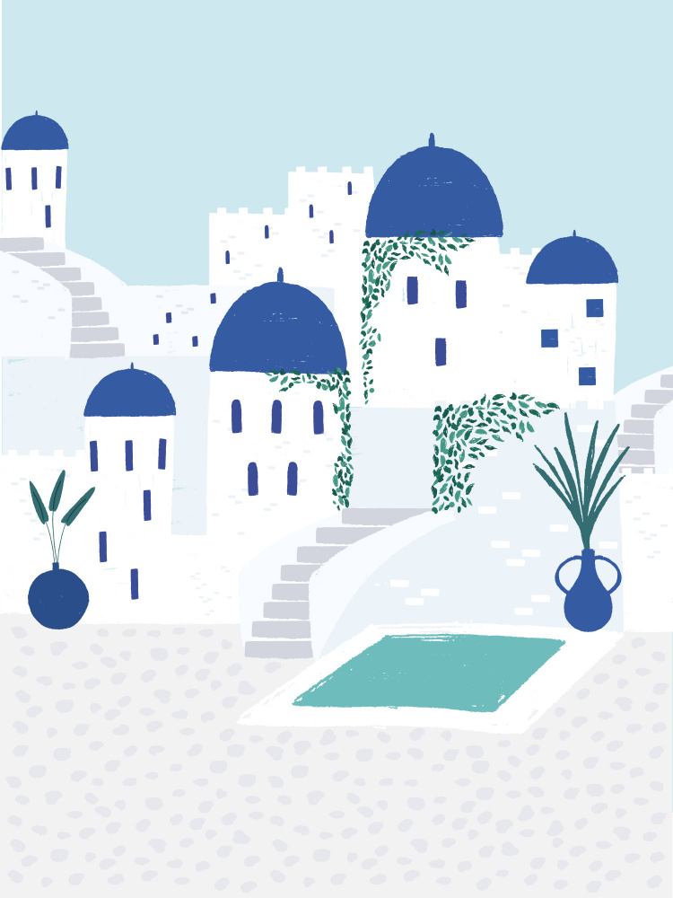 Santorini von Aislinn Simmonds