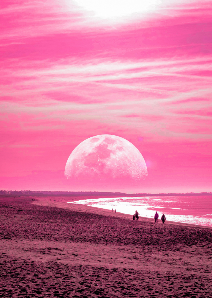 Pink Beach von Al Barizi