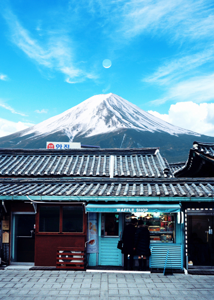 Waffle and Mt Fuji Japan von Al Barizi