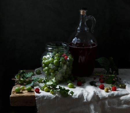 gooseberry still life