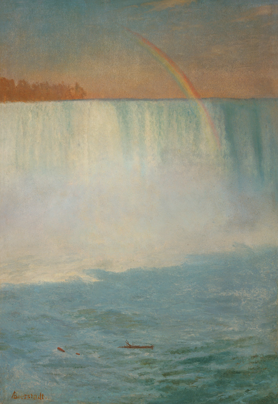 Regenbogen über den Niagara-Fällen von Albert Bierstadt