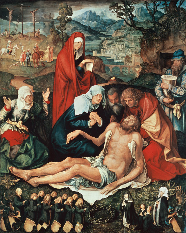 Die Beweinung Christi. von Albrecht Dürer