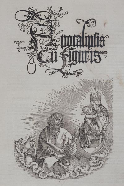 A.Dürer, John bef.Mother of God / Woodc. von Albrecht Dürer