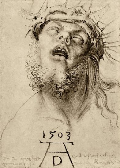 Dürer / Head of the dead Christ