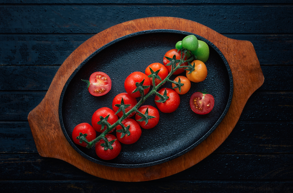 Colourful tomatoes von Aleksandrova Karina