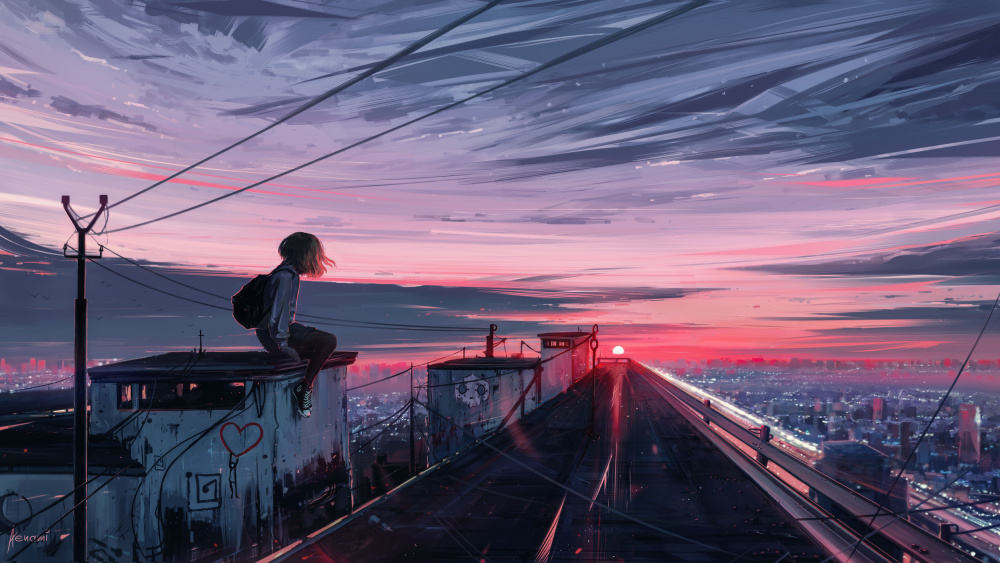 Rooflinesgirl 12k Orig.png von Alena Aenami