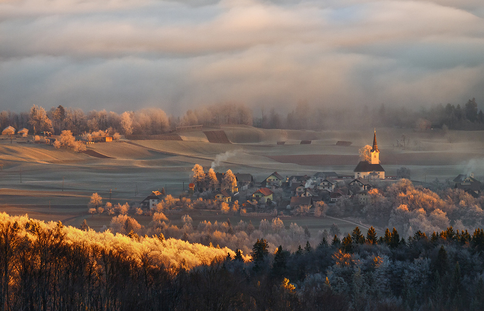 Early winter morning von Ales Komovec