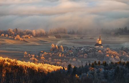 Early winter morning