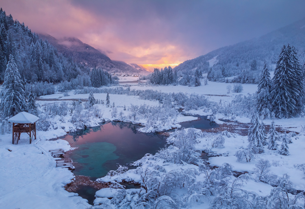 Winter morning von Ales Komovec