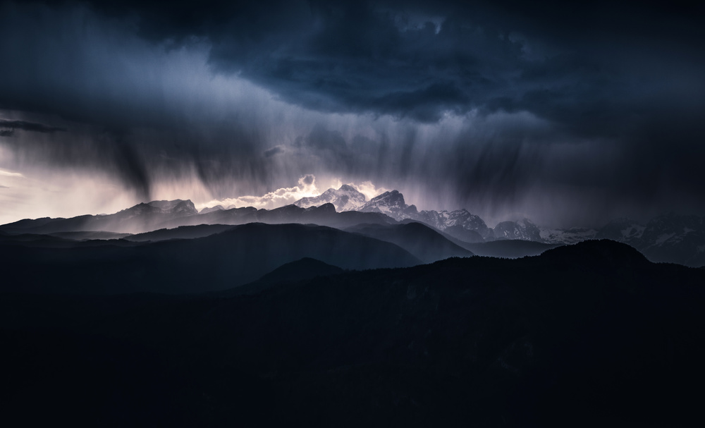 Storm above the Alps von Ales Krivec