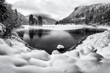 Winter by the lake