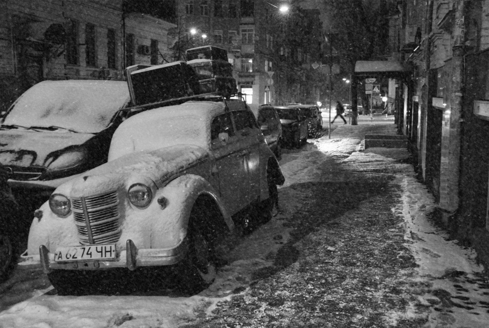 January. Evening von Alexander Kiyashko