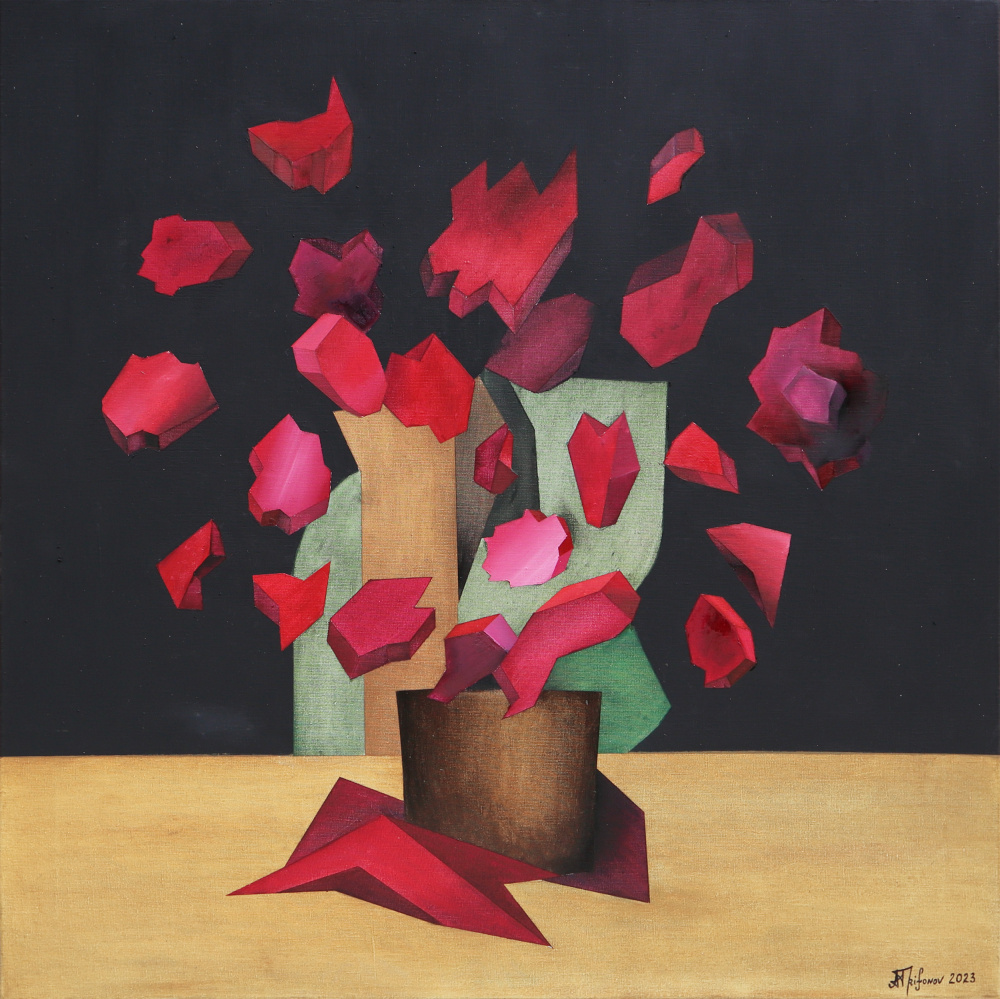 Bouquet still life square von Alexander Trifonov