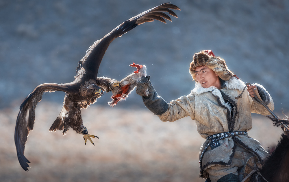 People and birds... von Alexandr Kukrinov