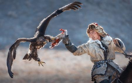 People and birds...