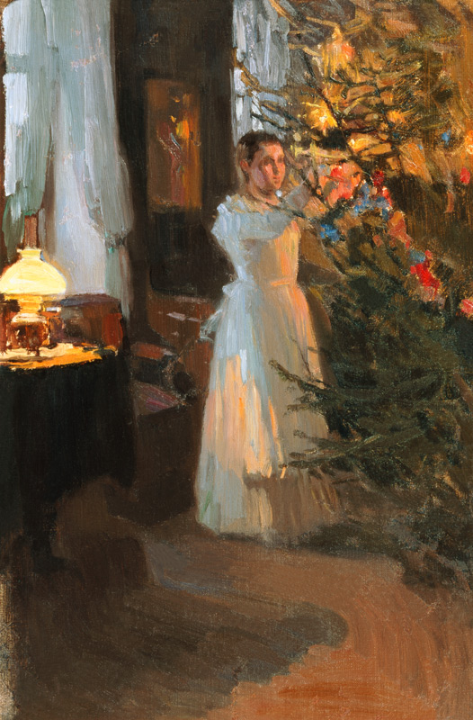 The Christmas Tree von Alexei Mikhailovich Korin