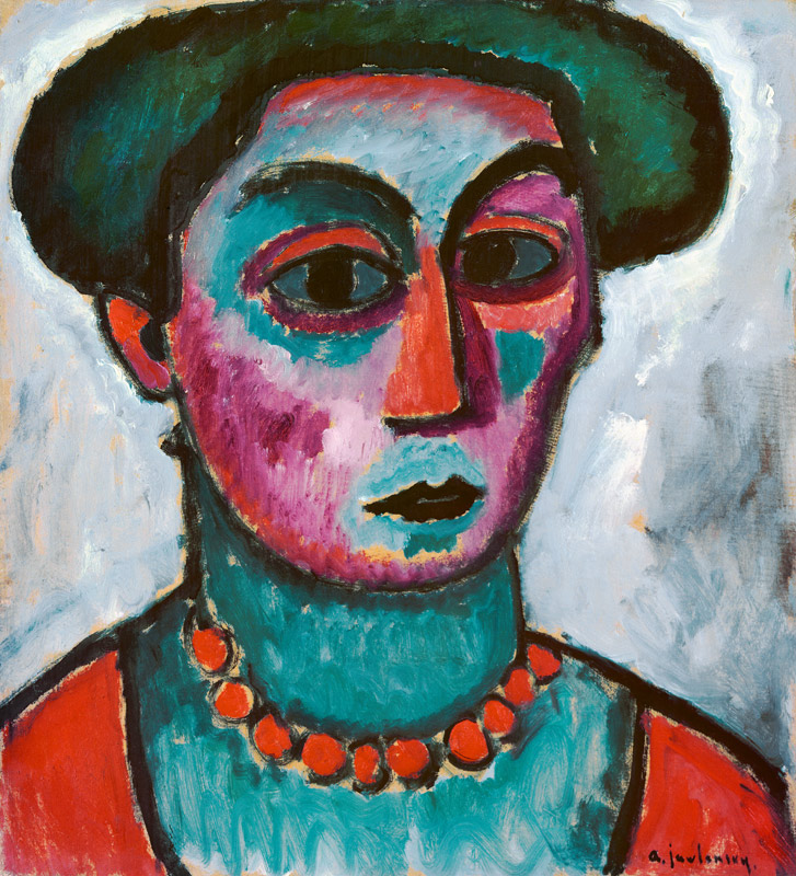 Frauenkopf von Alexej von Jawlensky