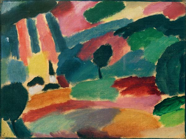 Gewitterlandschaft von Alexej von Jawlensky