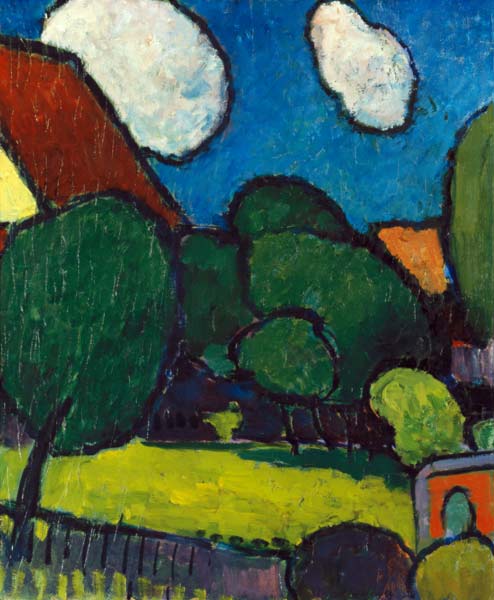 Grosse Wolken, grosse Bäume von Alexej von Jawlensky