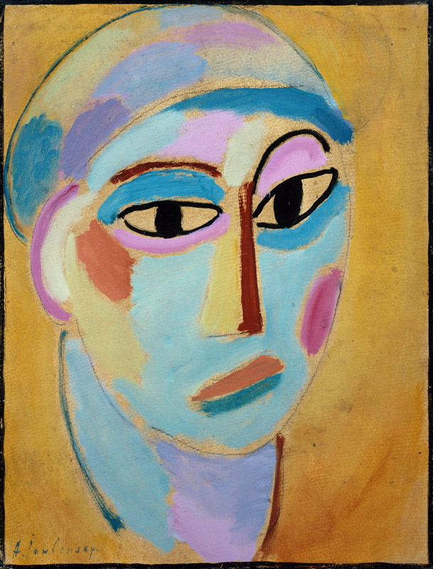 Hellgrünes Schauen von Alexej von Jawlensky