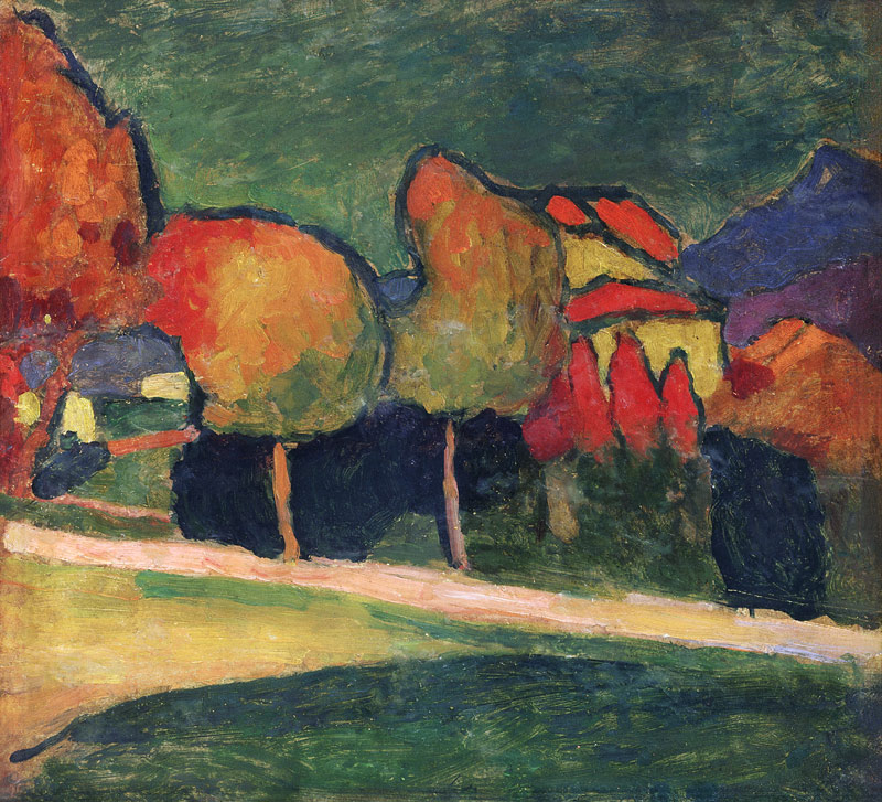 Landschaft. Murnau von Alexej von Jawlensky