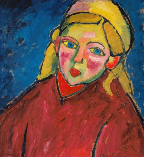 Kind mit blauen Augen von Alexej von Jawlensky