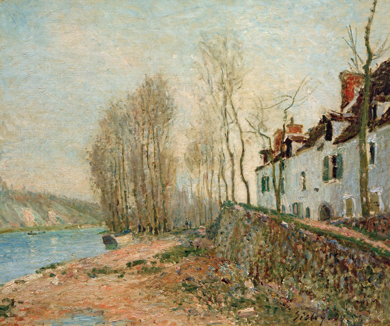 Alfred Sisley, Saint-Mammes von Alfred Sisley