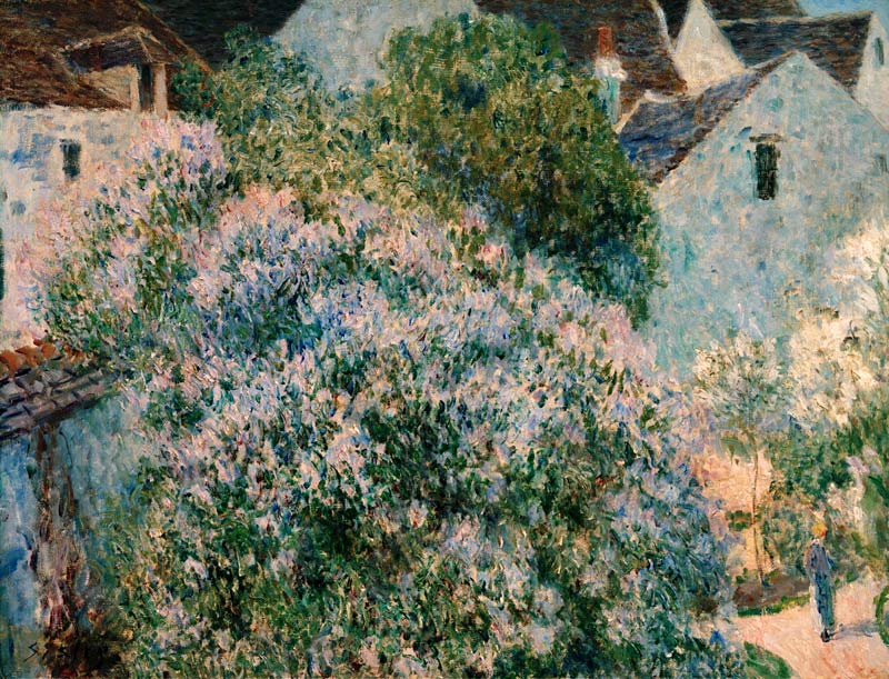 A.Sisley, Der Flieder in meinem Garten von Alfred Sisley