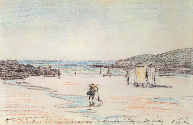 Langland Bay von Alfred Sisley