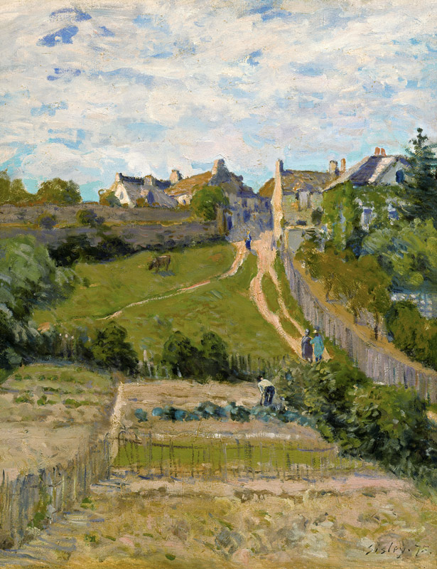 The Climbing Path von Alfred Sisley