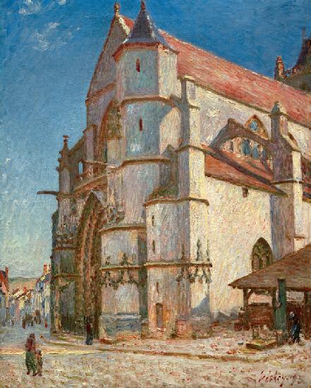 A.Sisley, Die Kirche von Moret