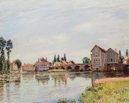 Moret, Fluss und Brücke